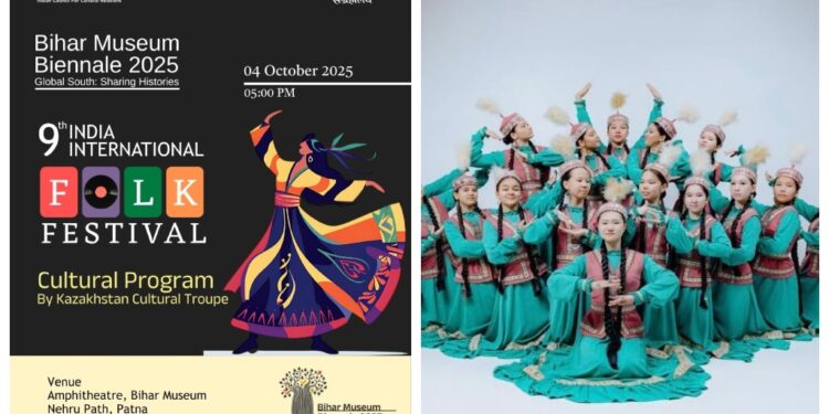 Kazakh All-Girls Dance Troupe ‘Tumar’ to Perform at Bihar Museum Biennale