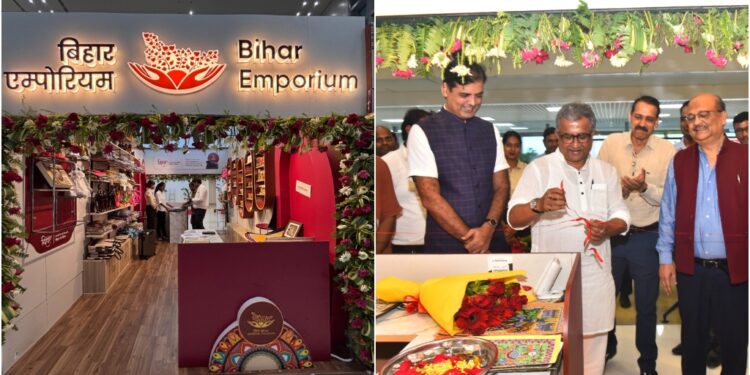 Bihar Emporium Opens at Patna Airport to Promote Local Art and Culture