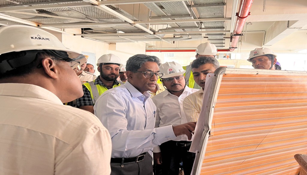 Chief Secretary Pratyaya Amrit inspects Patna Metro stations and Bairia depot with officials, urging faster completion of the project after a trial run of the train.