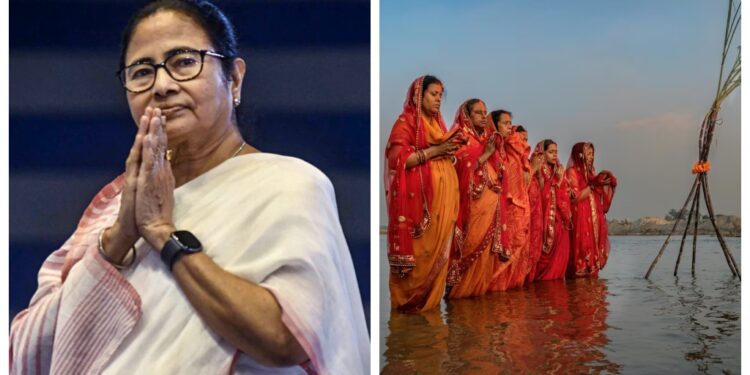 Mamata Banerjee Declares Two-Day Holiday for Chhath Puja in West Bengal Ahead of State Elections