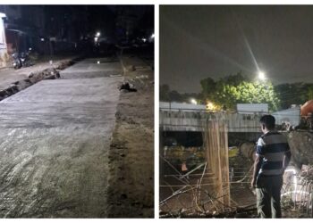 Patna’s Mandiri Nala Gets a Smart Makeover with Night-Time Construction Push