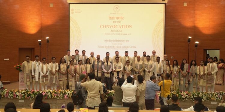 Union Minister, Bihar Chief Secretary Confer Degrees at NIFT Patna Convocation