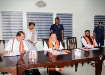 BJP Chief Nadda Rallies Party Cadre in Patna Ahead of Bihar Polls