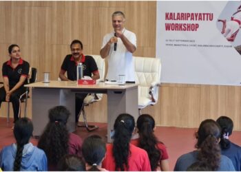 Ancient Martial Art Kalaripayattu Comes Alive at Nalanda University