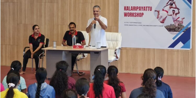 Ancient Martial Art Kalaripayattu Comes Alive at Nalanda University