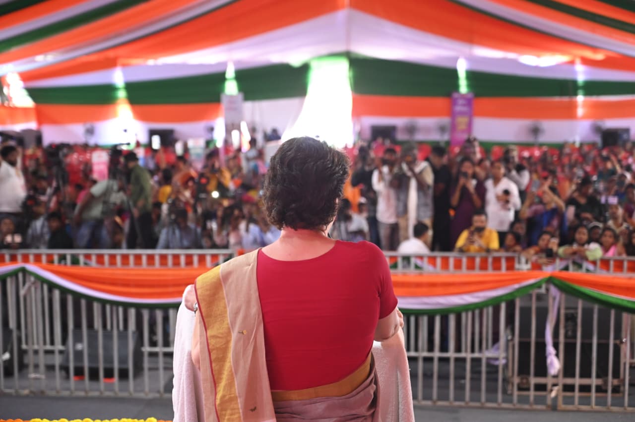 Priyanka Gandhi Urges Bihar Women to ‘Recognise Their Power’ at Patna Event