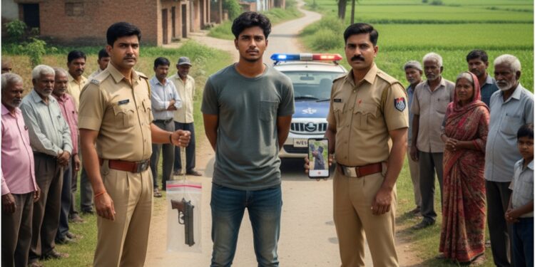 Patna Youth Arrested for Filming Reels with Country-Made Pistol