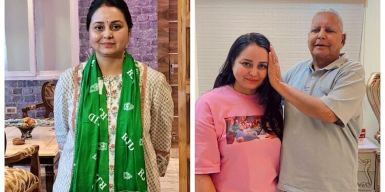 Rohini Acharya’s Sharp Critique of Women’s Rights and Family Treatment Deepens Rift in Lalu Household