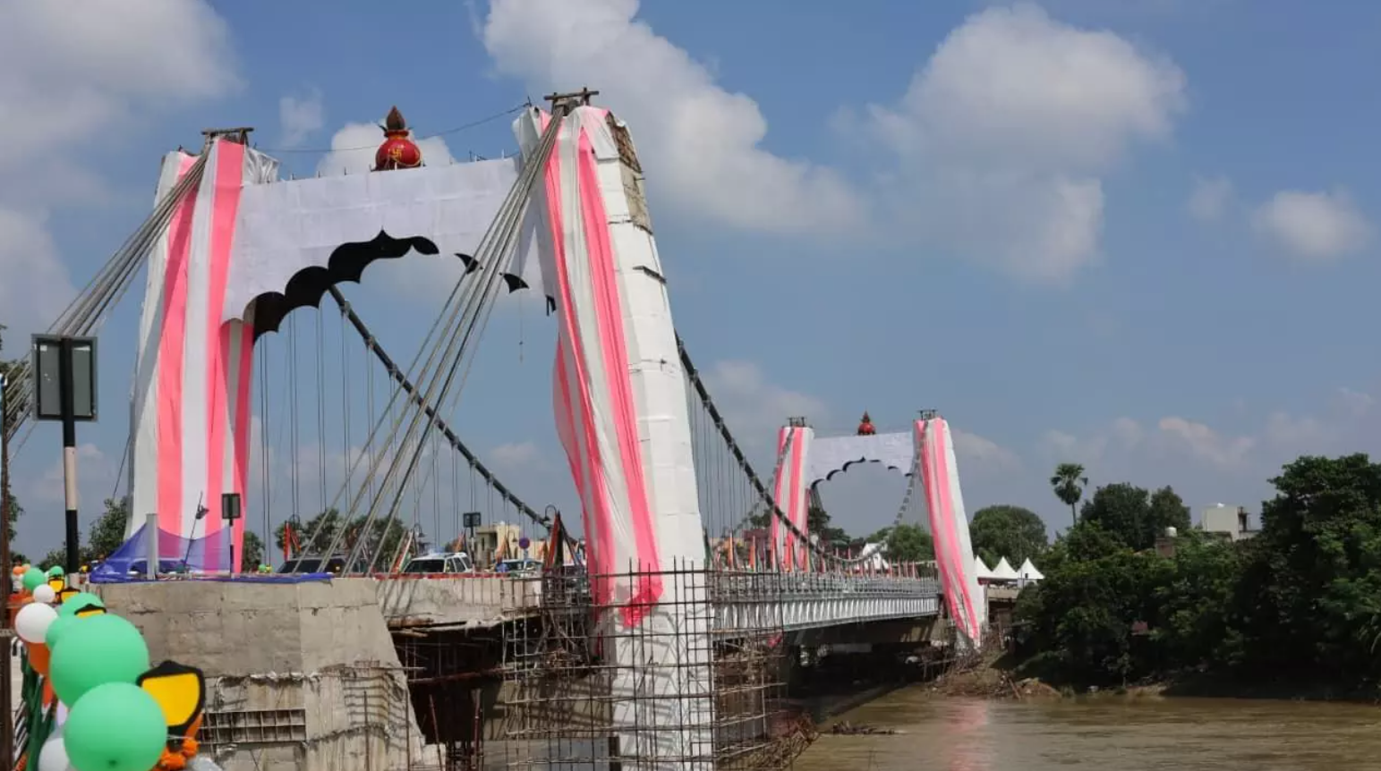 Bihar CM Inaugurates State’s First Laxman Jhula in Patna Ahead of Pitru Paksha Fair