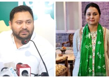 Tejashwi Yadav Defends Sister Rohini Amid Family Rift, Targets BJP Over Kidney Remark