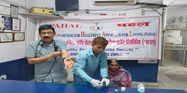 Expert Highlights Differences Between Glucometer and Lab Blood Sugar Readings at Free Diabetes Camp in Patna