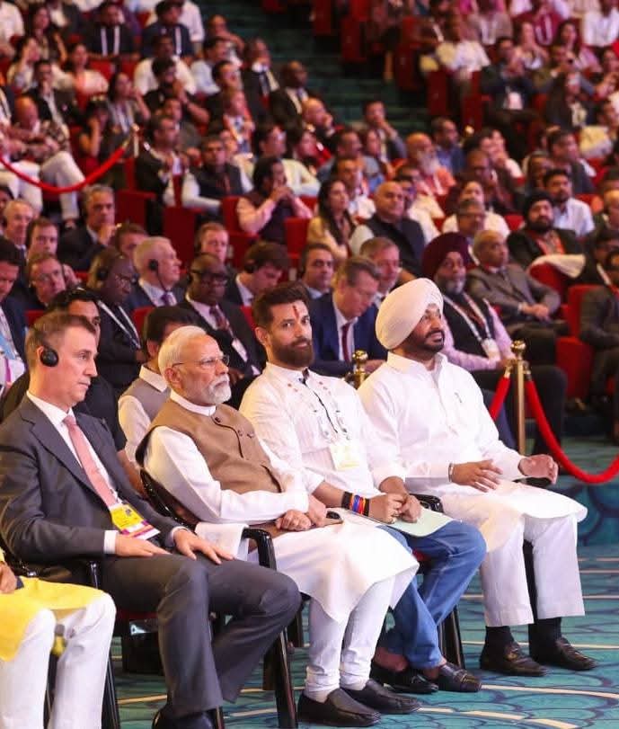 Chirag Paswan Hails PM Modi’s Role in Boosting India’s Food Processing Sector at World Food India 2025