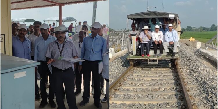 Safety Commissioner Inspects New Asthawan-Barbigha-Sarsa Jamalpur Rail Section