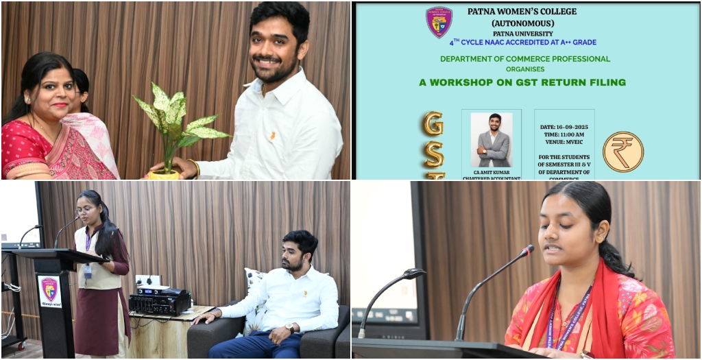 Patna Women’s College Hosts Practical GST Return Filing Workshop for Commerce Students