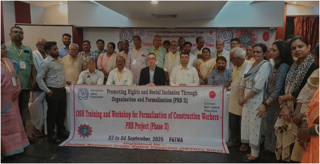 Bihar Government Highlights Welfare Schemes and Safety Drive for Construction Workers