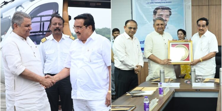 Kosi-Mechi Link Project Gets Major Boost as Union Ministers Join Bihar’s Water Resources Team for Aerial Survey