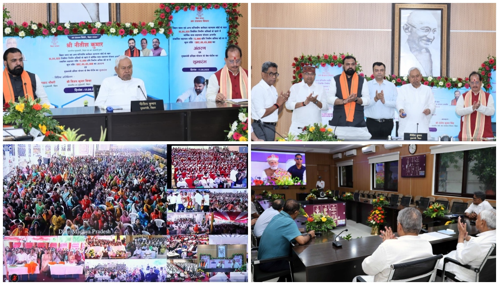 CM Nitish Kumar Transfers Over Rs 802 Crore to Construction Workers, Launches Digital Portal for Youth Internships
