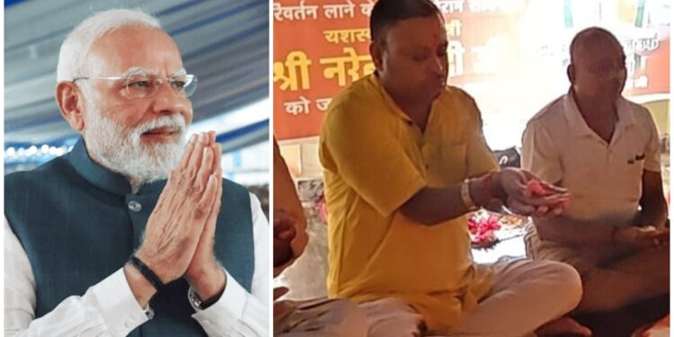 BJP leaders and workers performed havan and special prayers at Gaya’s Maa Mangala Gauri Temple, wishing the Prime Minister long life and continued leadership.