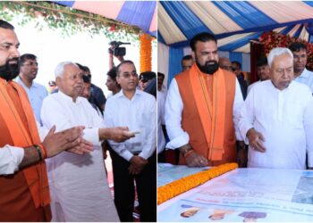 Chief Minister Nitish Kumar Lays Foundation for J.P. Ganga Path Extension and Multiple Road Projects in Bihar