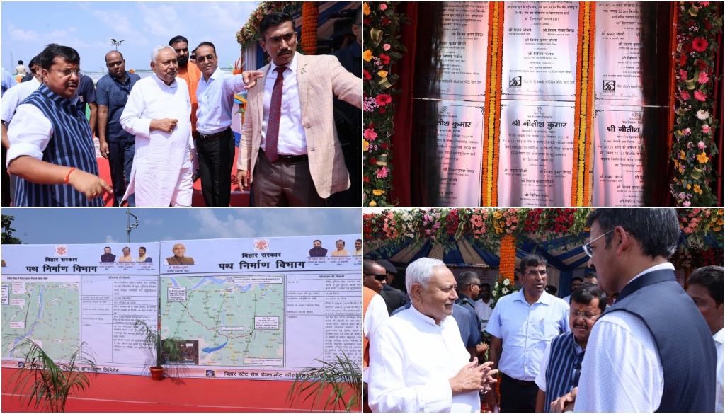 Chief Minister Nitish Kumar Lays Foundation for J.P. Ganga Path Extension and Multiple Road Projects in Bihar