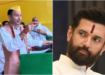 Tej Pratap Yadav Challenges Chirag Paswan to Contest Bihar Polls Independently Without BJP Support