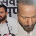 Tejashwi Yadav accompanies YouTuber Diwakar to Singhwada police station in Darbhanga to file an FIR against Minister Jibesh Kumar Mishra.
