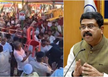 Dharmendra Pradhan Named BJP’s Bihar Election In-Charge as Clashes Erupt at NDA Rally