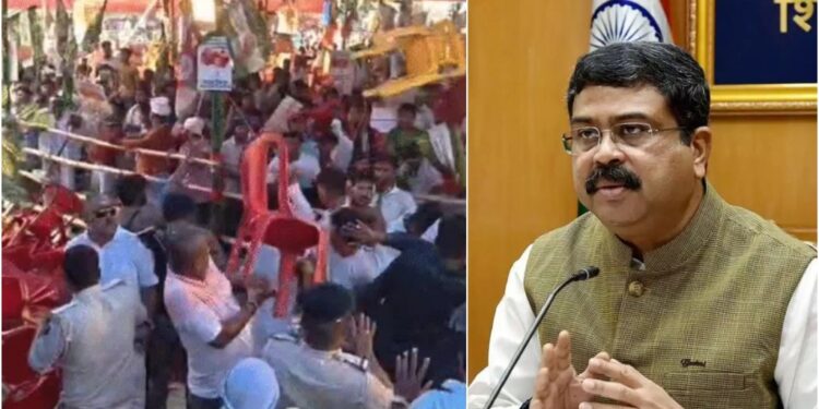 Dharmendra Pradhan Named BJP’s Bihar Election In-Charge as Clashes Erupt at NDA Rally