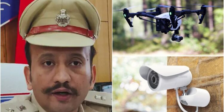 Patna on High Alert for Navratri as 7,200 Officers Deployed with Drones and CCTV Surveillance