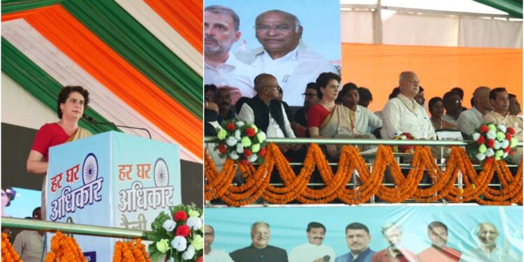 Priyanka Gandhi Attacks NDA in Bihar, Says State ‘Now Only Produces Labourers’ After 20 Years of ‘Vote-Rigging’ Rule
