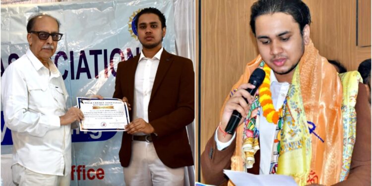 Bihar Cricket Association Appoints 24-Year-Old Harshvardhan as Youngest-Ever President