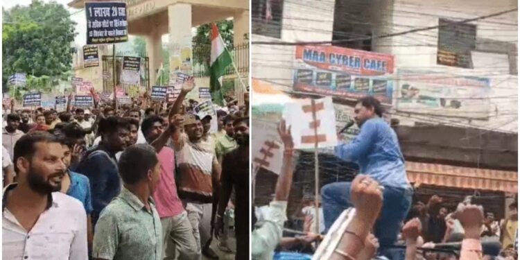 Bihar TRE-4 Candidates Protest in Patna Over Reduced Teacher Recruitment Seats