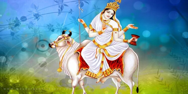 Day one of the nine-day Navratri festival is dedicated to Goddess Shailputri, honoured with offerings of ghee, kheer and white sweets.