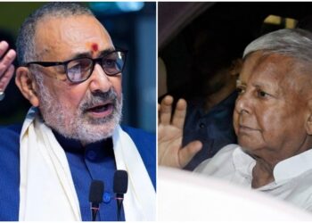 Bihar Elections: Giriraj Singh Mocks RJD Chaos, Says ‘Don’t Open the Gate Laluji, They’ll Tear Your Kurta Too’