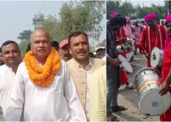 Bihar Election 2025: Rajesh Ram Files Nomination Amid Drums and Cheers, Says He’s the Joint Candidate of Grand Alliance; Bulo Mandal to Contest Against Gopal Mandal