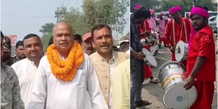 Bihar Election 2025: Rajesh Ram Files Nomination Amid Drums and Cheers, Says He’s the Joint Candidate of Grand Alliance; Bulo Mandal to Contest Against Gopal Mandal