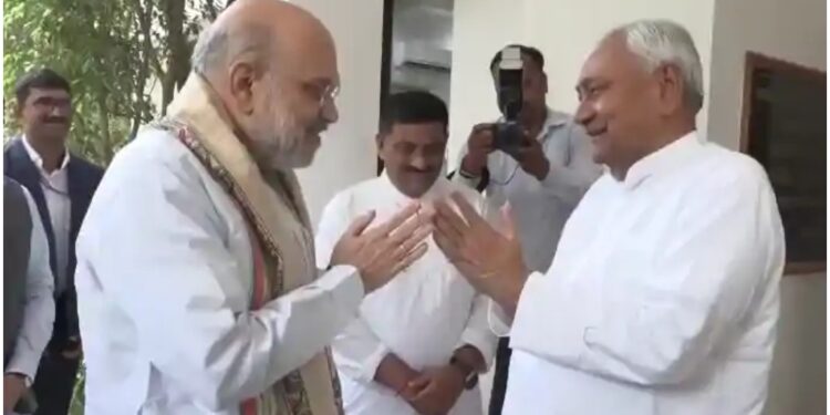Bihar Election 2025: Amit Shah Meets CM Nitish Kumar, NDA Election Strategy Finalised Behind Closed Doors