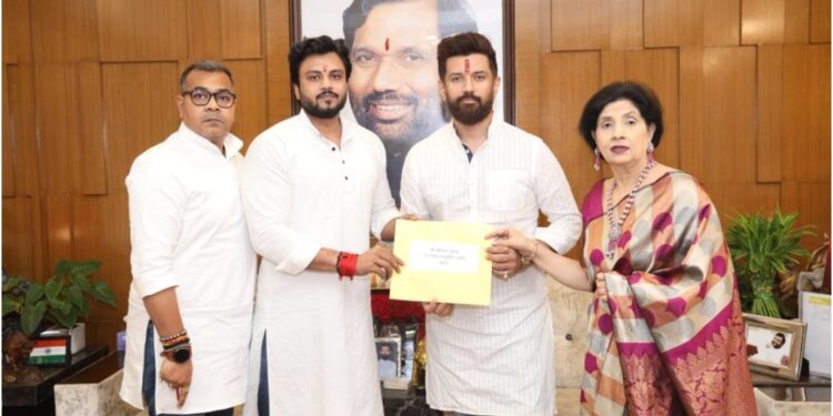 Chirag Paswan Fields Nephew Seemant Mrinal in Garkha as LJP Expands Bihar Line-up