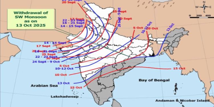 Southwest Monsoon Officially Retreats from Bihar After 31% Rainfall Deficit