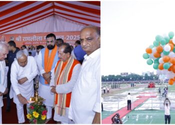 CM Nitish Kumar Leads Ravana Dahan in Patna, Calls for Peace and Harmony