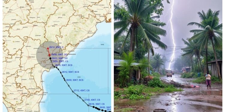 Bihar Weather Alert: Cyclone Montha to Unleash Heavy Rain and Strong Winds till November 1