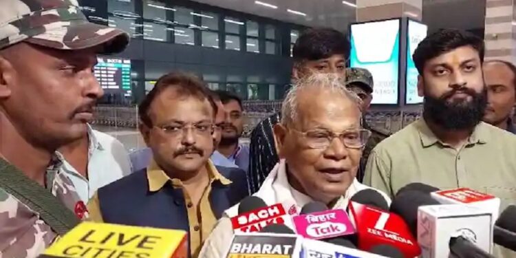 “If Our Government Is Formed, We’ll Bring the Moon to Earth,” Says Jitan Ram Manjhi in Sarcastic Jibe at Tejashwi Yadav