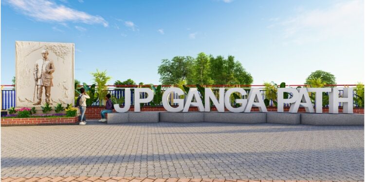 Patna’s JP Ganga Path Gets Garden Makeover and New Selfie Spot