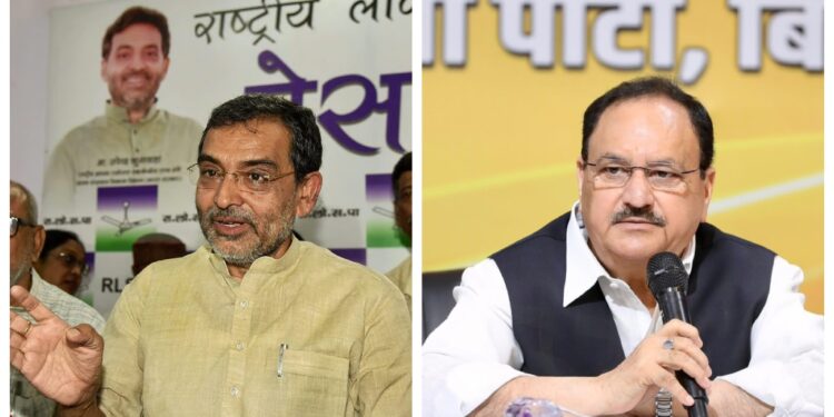 NDA Seat Crisis Deepens: Upset Upendra Kushwaha Meets JP Nadda, Refutes 'Final' Deal