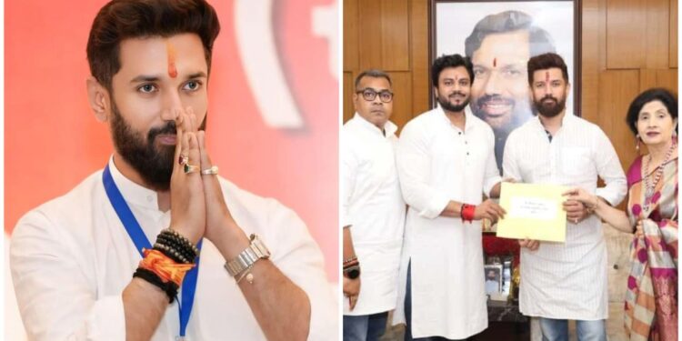 LJP (Ram Vilas) Likely to Finalise Candidates for 8 Key Seats; Chirag Paswan’s 29-seat NDA Share Nearly Complete