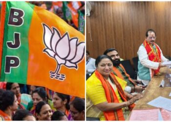 Bihar Elections 2025: Deputy CM Vijay Kumar Sinha Files Nomination From Lakhisarai For Sixth Term Amid BJP Show Of Strength