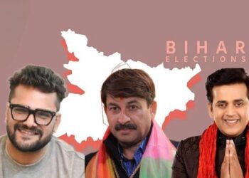 Bihar Election 2025: Manoj Tiwari and Ravi Kishan Hit the Campaign Trail, Praise Khesari Lal Yadav as ‘Younger Brother’