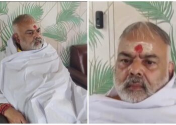 Bihar Elections 2025: Denied BJP Ticket, Araria Leader Ajay Jha Wraps Himself in Shroud, Says “Let the Party Take My Sacrifice”