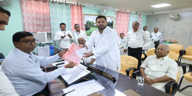 Bihar Elections: Tejashwi Yadav Discloses Assets Worth Over Rs 8 Crore in Poll Affidavit