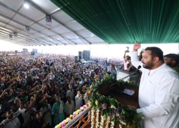 Tejashwi Yadav rally